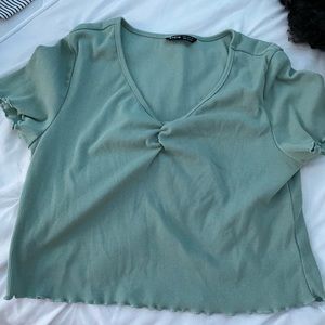 cute green crop top